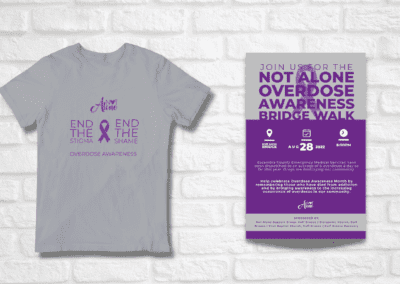 Graphic Design for Overdose Awareness Event