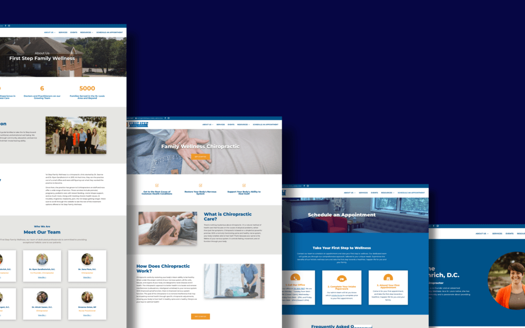 Chiropractic Website Redesign, SEO, Copywriting & Client Portal
