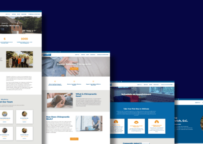 Web design for chiropractic office