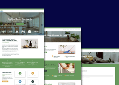 Web Design for Cleaning Company