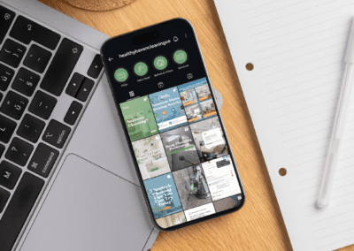 Social Media Management for residential cleaning business